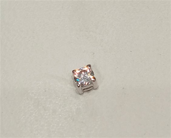 Single earring Duezeta in White Gold OROBPL4GRIFFE2ZM8 - OROBPL4GRIFFE2ZM8